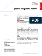 Therapeutic Efficacy and Safety of Invasive Pulsed-Type Bipolar Alternating Current Radiofrequency On Melasma and Rebound Hyperpigmentation