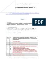 Solution Manual For Acoustics in Hearing Speech and Language Sciences An Introduction LLV 0132897083