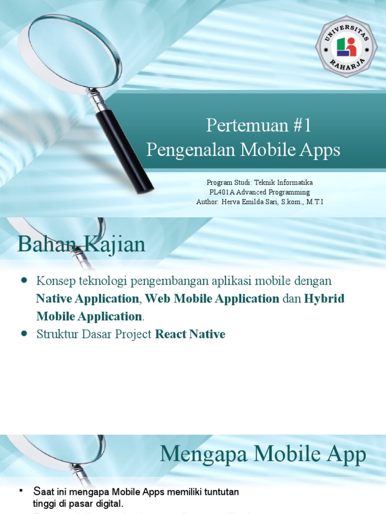 Materi Advanced Programming Pertemuan 1 | PDF