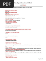 #3 N 4class 8 Chapter 3 Synthetic Fibers and Plastics and 4 Materials Metals An