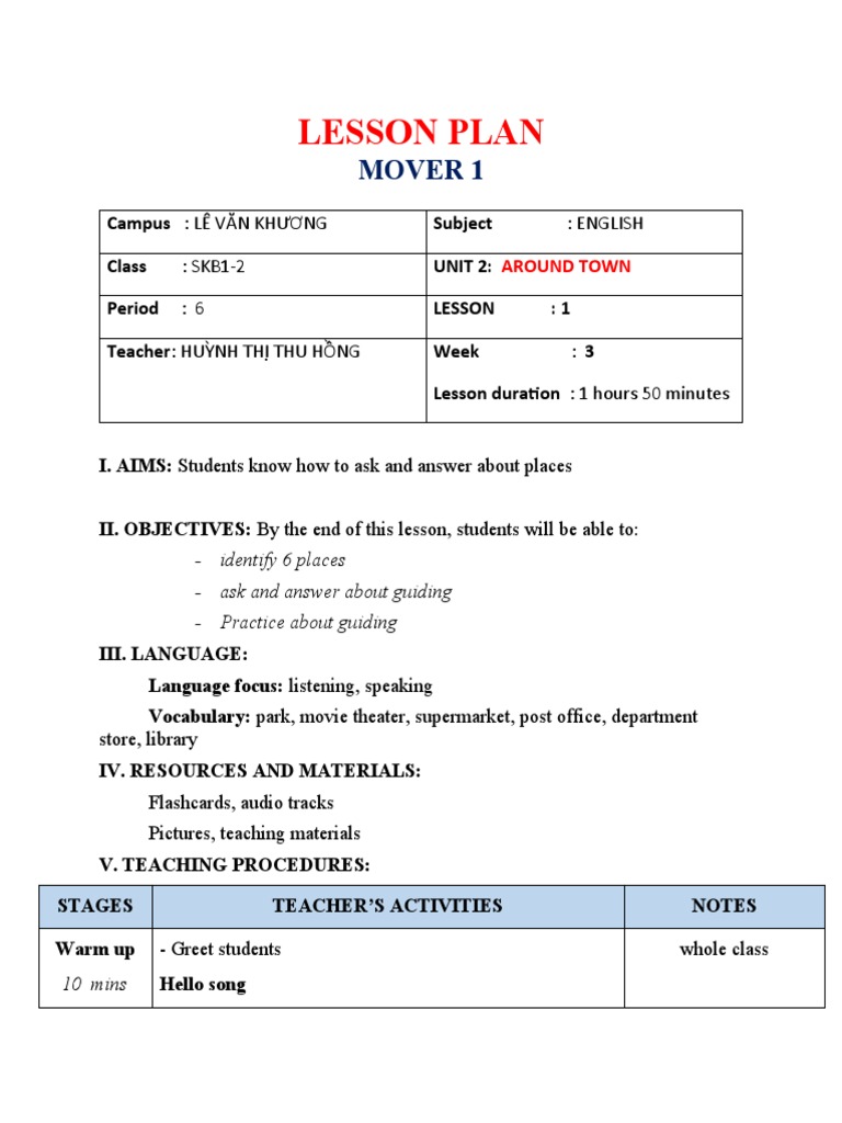 Unit 2-Lesson 1 | PDF