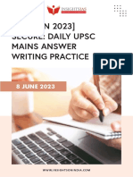 (MISSION 2023) Secure: Daily Upsc Mains Answer Writing Practice