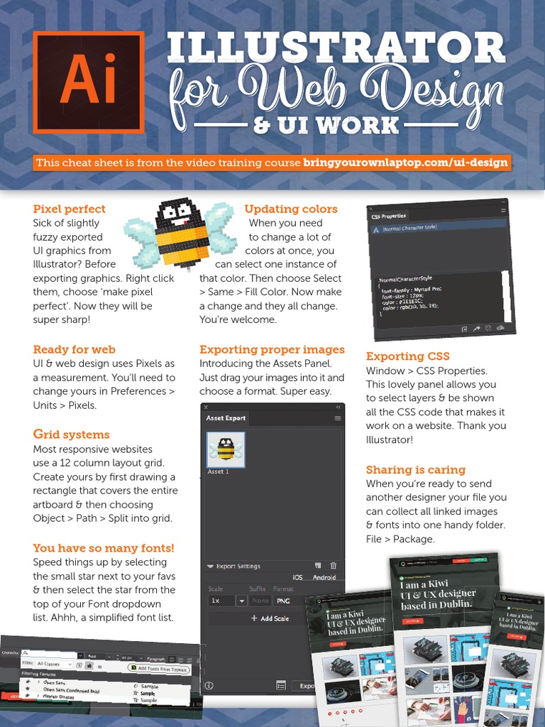 Illustrator Cheatsheet | PDF | Computer Graphics | Software