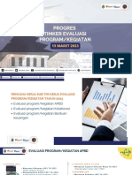 Progres Timker Evaluasi Programkegiatan