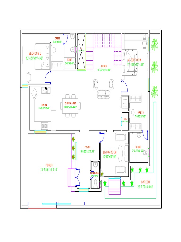 Room Dimensions and Layout Overview | PDF