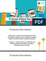 Pertemuan 6 Evaluasi Sistem Surveilans