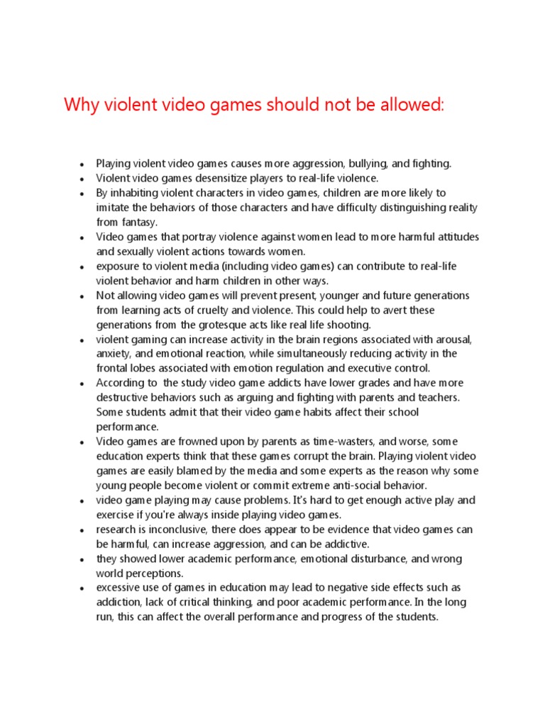 why-violent-video-games-should-not-be-allowed-pdf