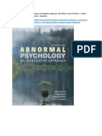 Test Bank For Abnormal Psychology An Integrative Approach 6th Edition David H Barlow V Mark Durand Stefan G Hofmann Martin L Lalumiere