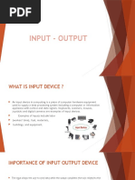 Input Output DIVISHA