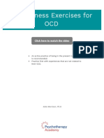 PDF - Mindfulness Exercises For OCD