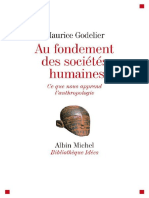 Maurice Godelier - Au Fondement Des Sociétés Humaines (2007, Albin Michel)