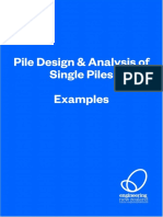 Pile Design & Analysis of Single Piles. Examples