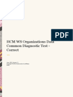 HCM WS Organizations Data Common Diagnostic Test - Correct