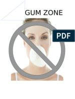 No Gum Zone 1