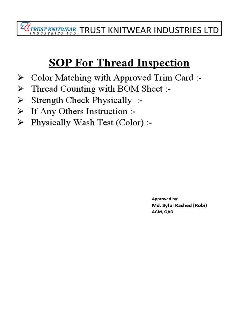 Thread Inspection PDF