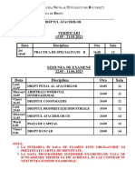 Examene, Verificari - 15.05-11.06 - MASTER - DREPTUL AFACERILOR