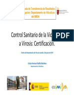 Certificación Sanitaria Vid. Jumilla 2016