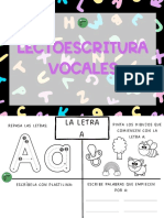 Ficha Vocales Lectoescritura