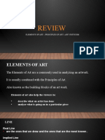 Elements Principles of Art Review