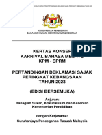 01 Kbm2 Kertas Konsep Karnival Bahasa Melayu Pertandingan Deklamasi