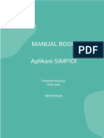 Manual Book SIMPIDI User Registrasi