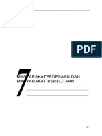 Bab7 Masyarakat Pedesaan Dan Masyarakat Perkotaan