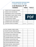 Elección Del Municipio Escolar 2023