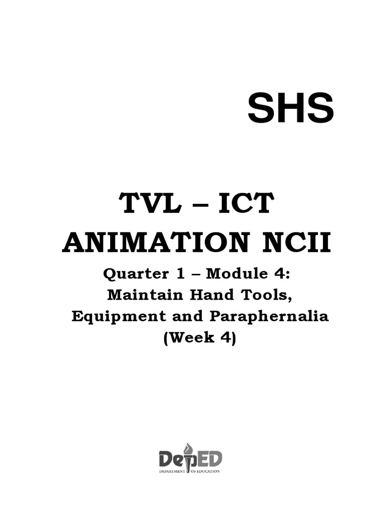 Grade 11 Animation Tool Maintenance Guide | PDF | Hazards | Tools