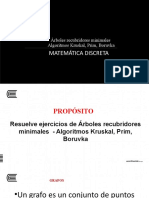 Semana 13 - Sesión 39 Kruskal - PRIM