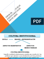 POWER POINT - Tipos de Culturas Institucionales Escolares.