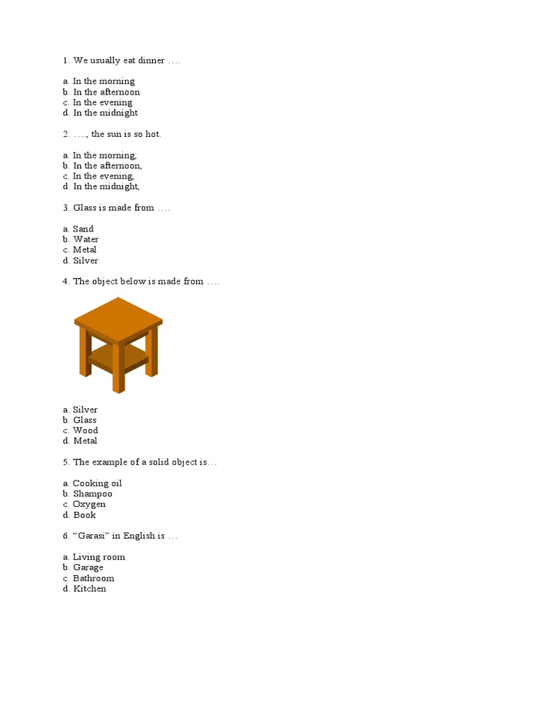 B Inggris Kelas 3 Sd Pdf