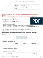 PROVA ON-LINE - 08 - Prevenção e Controle de Riscos em MEI 2 (2022) CCT