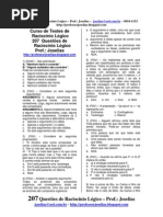 207 questões de lógica-GABARITADAS