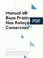 Manual de Boas Práticas Nas Relações Comerciais