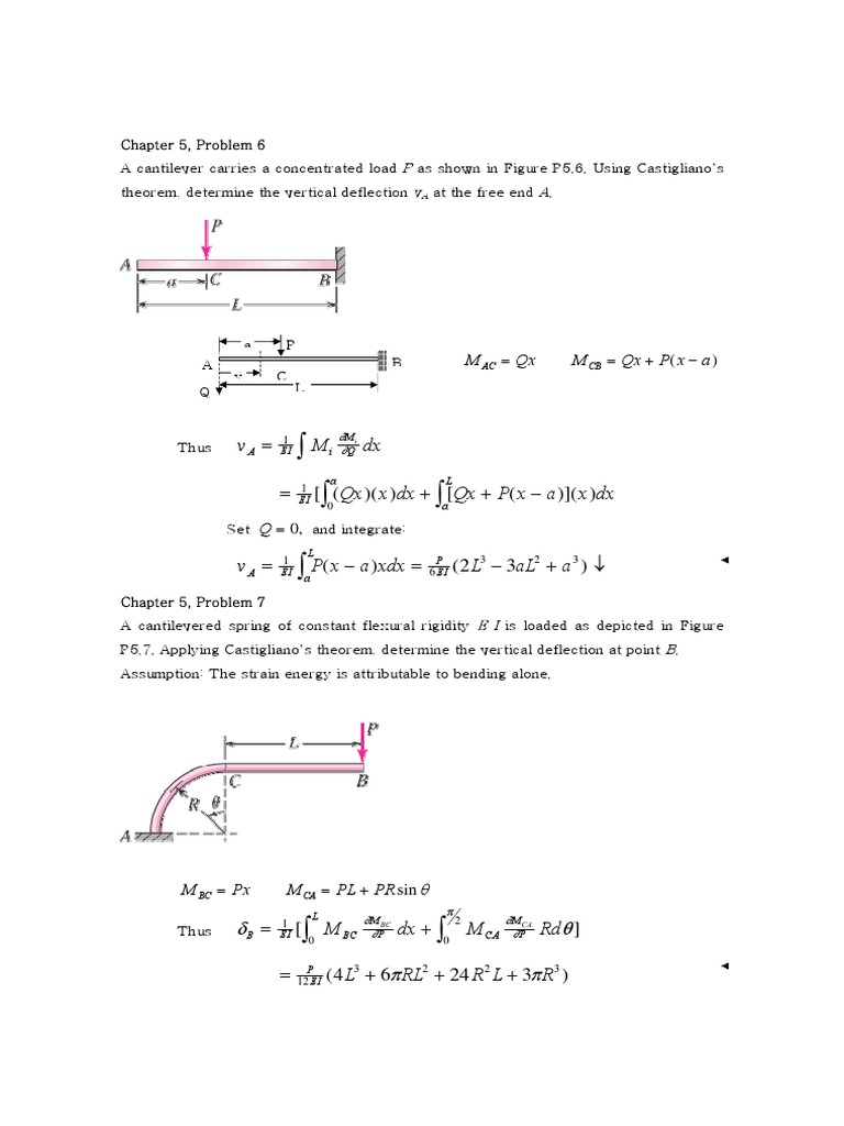Problem Solution ch5 ch7 | PDF | Strength Of Materials | Fracture