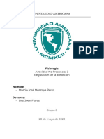 Fisiología I - Regulación de La Absorción