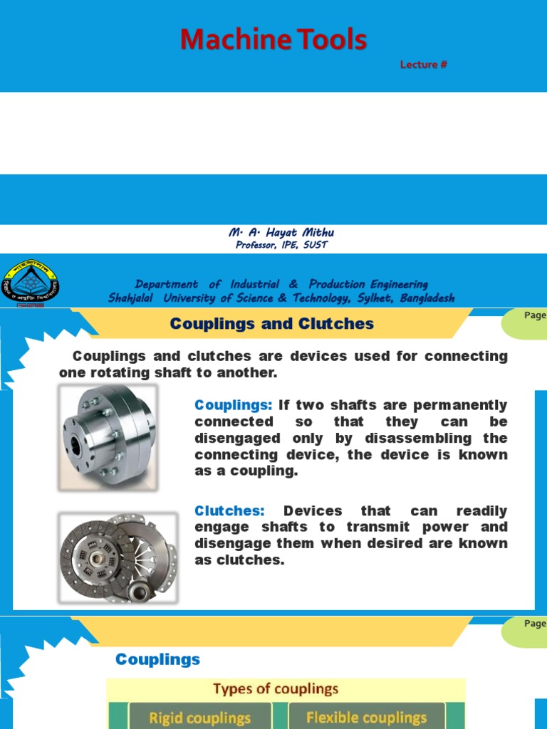 Couplings and Clutches PDF Clutch Vehicle Technology