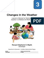 Sci3 q4 Mod2 Wk3-4 Changes in The Weather Racquel Stephanie Mapile Bgo v0