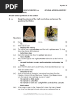 2018 History 1 Marking Key