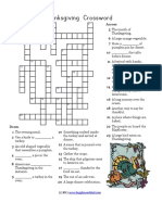 Thanksgiving Crossword