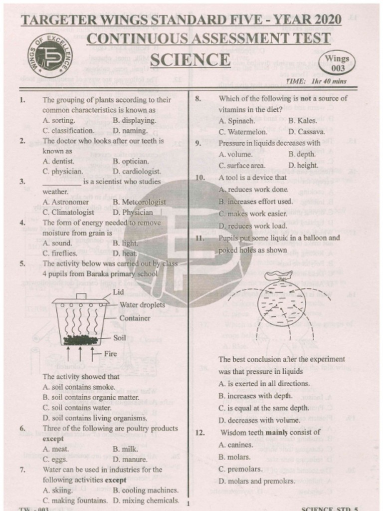 Class 5 Science | PDF