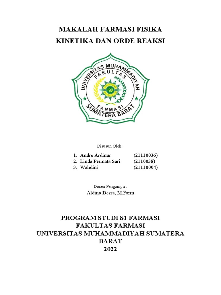 Kinetika Dan Orde Reaksi | PDF