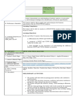 Applied Economics - Semi Detailed LP Sample