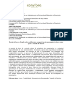 Clóvis Luís Padoveze: Programa de Pós Graduação em Administração Da Universidade Metodista de Piracicaba-UNIMEP