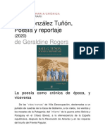 Germán Ferrari Sobre El Libro Raúl G. Tuñón, Poesía y Reportaje