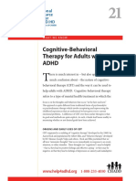 Cognitive Behavioural Therapy For Adults With ADHD21