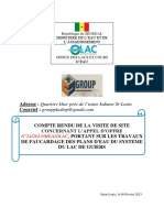 Compte Rendu de La Visite de Site Concernant L'appel D'offre Nâ°24-2023-Mea-Olas