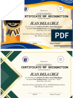 Certificates Templates
