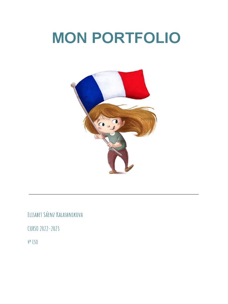 Mon Portfolio de Français 2022-2023 | PDF | Langue française | la ...
