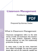 Classroom Management - Problems and Tips